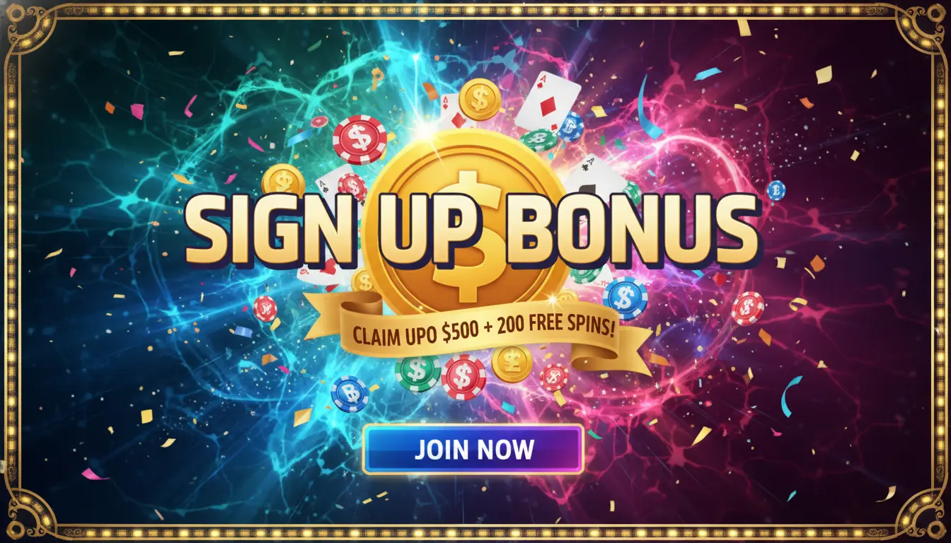 X casino sign up bonus